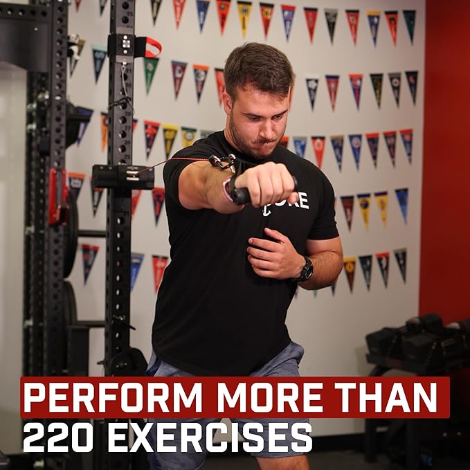 Ancore Pro: Home Gym Cable Machine | Portable Workout System for Strength Training | Comes with Mount for a Squat Rack or Pole | Full-Body Workout | Used by 100+ Pro Teams