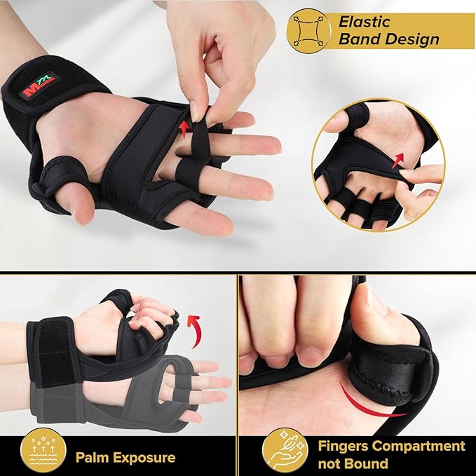 Weighted Hand Gloves 5lb(2.5lb Each), Soft Iron Fitness Gloves, Washable, for Gym Boxing Swimming Strength Training