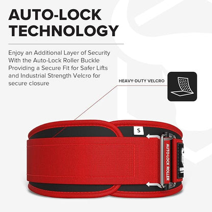 Weight Lifting Belt for Men and Women - Great for Squats, Deadlift, Lunge, Exercises and Training - Best for Olympic, Cross-Training and Bodybuilding Workout