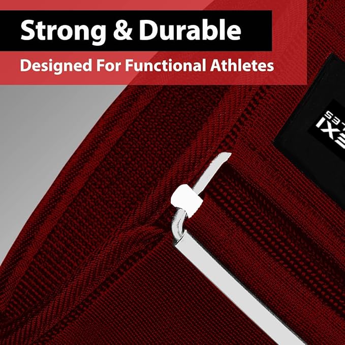 Quick Lock Weightlifting Belt - Adjustable Back Support with Metal Buckle - Ideal for Powerlifting, Cross Training, and Olympic Lifting - Durable Gym Belt for Men & Women