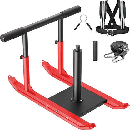 Weight Sled for Training - Heavy Duty Football Sled for Lineman, Sled Pull Workouts, Speed & Strength Training, Football Blocking Sled, Running Sled for Athletes, Weighted Sled for Outdoor & Indoor Workouts