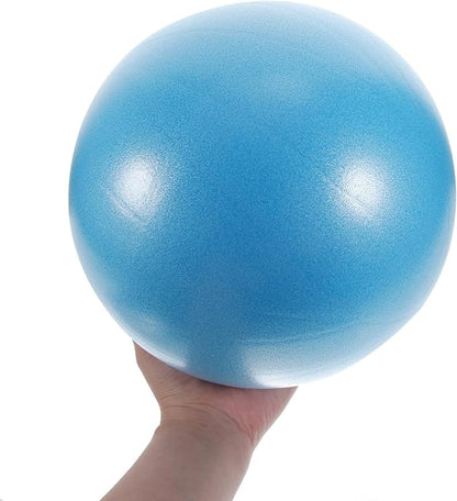 2pcs Small Pilates Yoga Ball 10 Inch PVC Balance Ball for Core Training Home Workout Physical Therapy and Flexibility Exercise