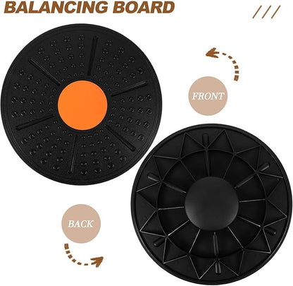 Balacoo Half Exercise Ball Balance Board for Core Training and Rehabilitation Portable Lightweight Stability Trainer for Yoga Fitness and Sensory Balance Exercises Compact Design for