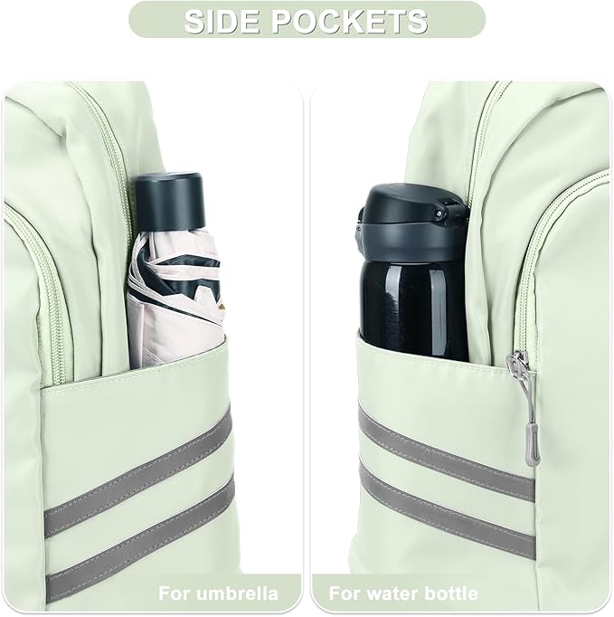 coofay Gym Backpack For Women Waterproof Backpack With Shoe Compartment Lightweight Travel Backpack Sports Backpacks Small Gym Bag