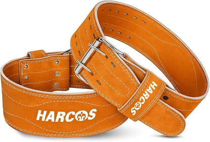 HARCOS Auto-Lock Weight Lifting Belt – 4” Premium Nylon Gym Belt for Squats, Deadlifts & Olympic Lifting – Adjustable Core Support Belt for Men & Women