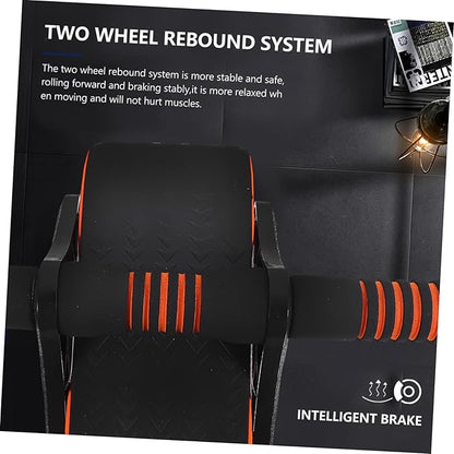Balacoo Automatic Rebound Ab Roller Wheel Fitness Equipment for Beginners Sturdy ABS Material Core Strength Training Tool for Home Workouts for Abdomen Exercise