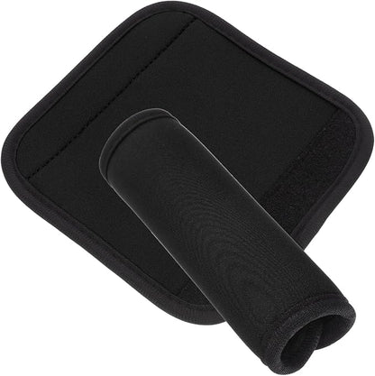KESYOO 2pcs Weightlifting Barbell Pads Non-skid Polyester Mat Barbell Dumbbell Training Pad for Hip Thrust