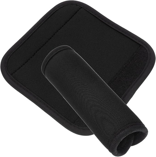KESYOO 2pcs Weightlifting Barbell Pads Non-skid Polyester Mat Barbell Dumbbell Training Pad for Hip Thrust