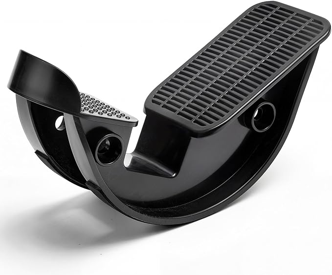 DMoose Fitness Foot & Calf Stretcher with Adjustable Padded Stretching Strap for Plantar Fasciitis, Hamstring, Heel Spurs and Achilles Tendonitis Relief - Yoga Leg Stretch Strap for Flexibility