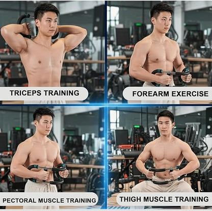 Twister Arm Trainer Adjustable 66–110 lbs – Arm & Chest Trainer for Men & Women, Chest Workout Equipment with Bonus Light Hand Grip Trainer & Pads, Power Twister Chest Expander for Home Gym