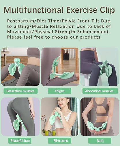Thigh Exerciser Kegel Exerciser, Pelvic Floor Trainer, Kegel Trainer for Postpartum Rehabilitation, Trimmer Inner Thigh, Thigh Toner Workout,