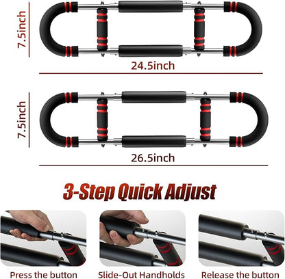 EAST MOUNT Twister Arm Trainer 20-110lb Adjustable Chest Workout Equipment for Men Women Portable Spring Resistance Muscle Builder Strength Training for Arms Chest Shoulders for Home Gym Fitness