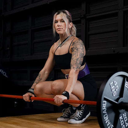 UPPPER Weight Lifting Belt - Double Prong 4” to 2.5” Tapered Premium Lifting Belt for Men and Women - Ultimate Back Support For Weightlifting and Powerlifting | Premium Fitness Gear