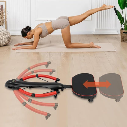 Abdominal Trainer Machine, 4-in-1 Multi-functional Rowing Machine Ab Workout Machine Core & Abdominal Trainers Adjustable Dragonfly Machine Strength Training Full Body Workout