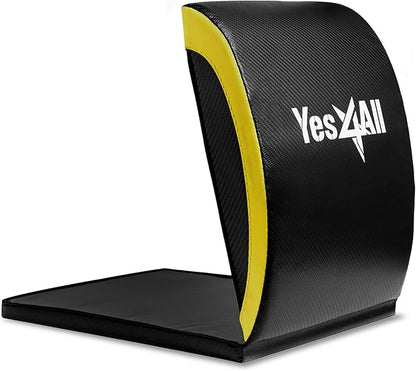 Yes4All Abdominal Exercise Pads, Foldable Ab Workout Equipment for Home Gym Core Training & Back Stretching, Sit Up Mat for Floor Exercises