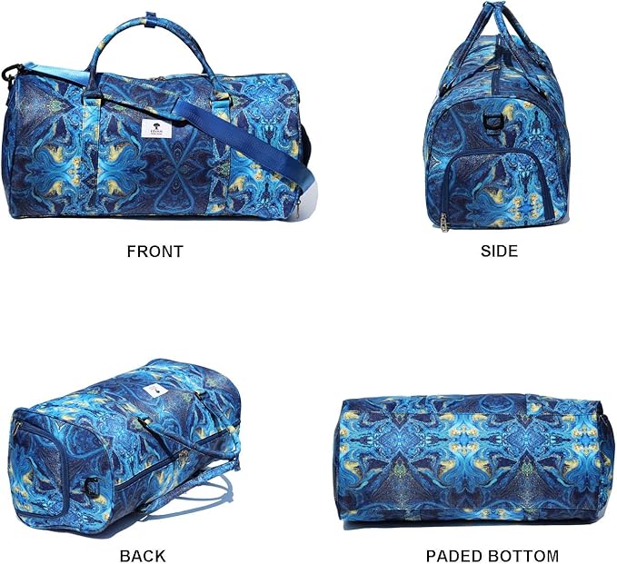 Original Floral Water Resistant Duffel Bag Gym bag Weekender Travel Bag for Gym Beach Travel Daily Bags