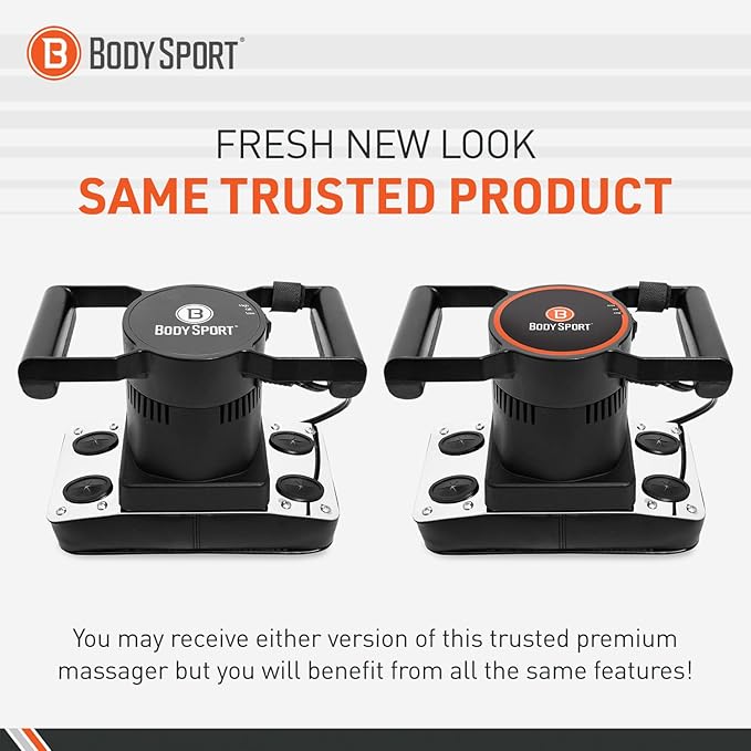 Body Sport Therapeutic Dual Speed Professional Vibrating Massager for Pain & Aching Muscle Relief – High-Powered, Effective, Chiropractic Myofascial Release Tool & Trigger Point Therapy