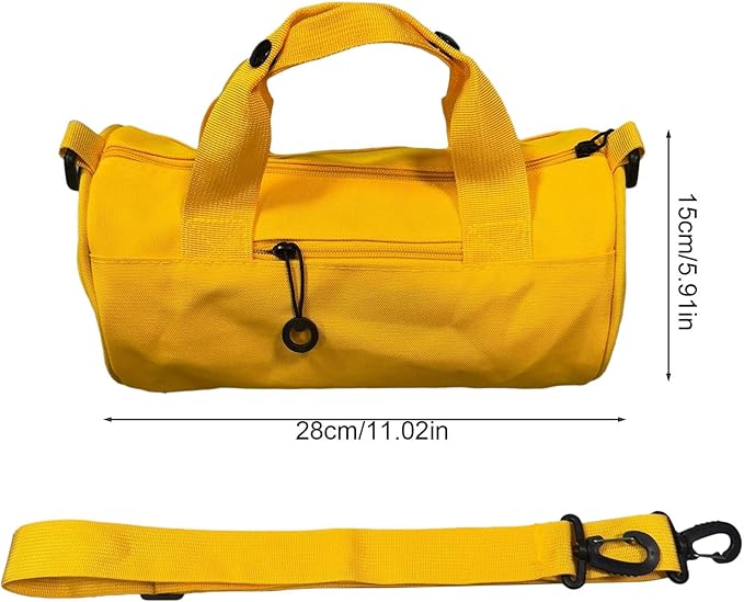 Gym Bag - Barrel Shaped Fitness Duffel, Purpose Sports Organizer With Adjustable Shoulder Strap | Travel And Workout For, Yoga, Dance, Camping, Gym, Overnight Trips, Outdoor Adventures