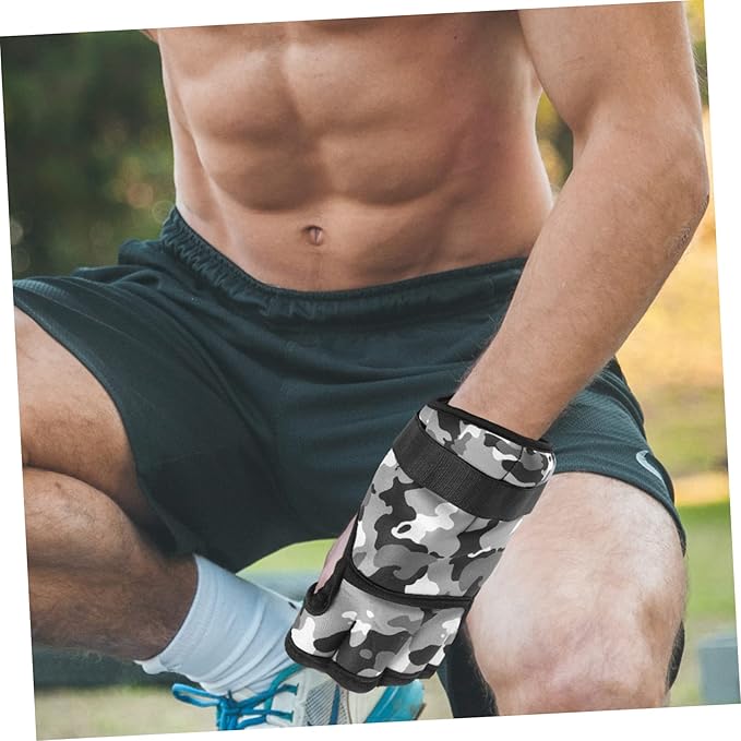Mipcase Adjustable Weighted Ankle Weights for Men and Women Total Each Portable Strength Training Sandbags for Running Walking and Fitness Workouts