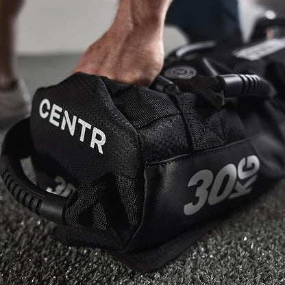 CENTR x HYROX Competition Sandbag – Training Bag with 7 Handles, Cordura® Nylon Construction with Reinforced Double-Stitched Seams and Non-Slip Handles, 10/20/30 kg – HYROX Gear