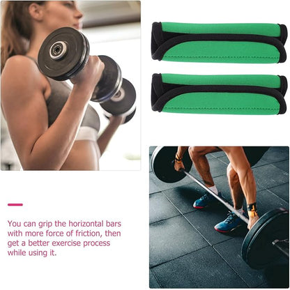 SUPVOX Barbell Grips, 2pcs Dumbbell Handles Bar Grips Detachable Horizontal Bars Cover Power Lifting Strength Training