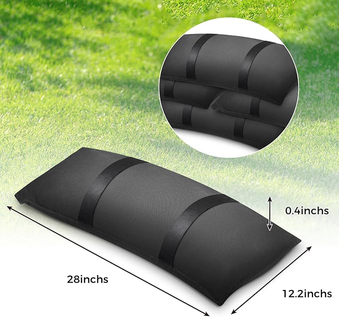 100 LBS Umbrella Base Weights Fillable Sandbags, 2 Packs Sand Bags for Weight, Outdoor Weatherproof Heavy Duty Weight Sandbag for Furniture Umbrella Stand Garden Cantilevers Poolside Accessories