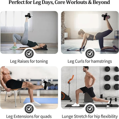 Dumbbell Foot Attachment for Leg Workout, Extension Monkey Foot Dumbbell Attachment Straps for Gym Trainer and Beginners Dumbbell Ankle Strap for Fitness Training