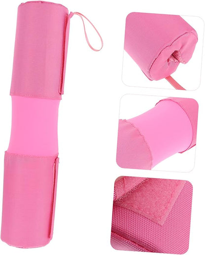 Mikikit Barbell Protective Pad Ergonomic Neck and Shoulder Support Cover for Squats and Hip Thrusts for Comfort and During Weightlifting Workouts Random Style
