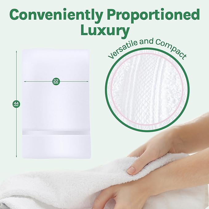 Towels N More Multi Pack 22X44 Small Light Weight Gym Towels or Can be Used as Quick Dry Bath Towel or Salon Towel, 100% Ring Spun Cotton Loops Sweat Towels Women's Hair Dry Towel (6)