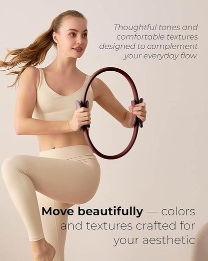 Pilates Kit for Women – Home Pilates Equipment Set with Ring, Ball & Resistance Bands | Pilates Starter Kit with Accessories in Gift Box