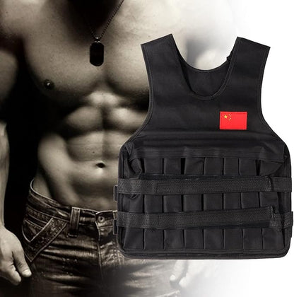 Adjustable Weighted Vest Men Women, Running Weighted Vests Strength Training Weight Vests Fitness Weight Vest with Shoulder Pads for Walking Strength Training Fitness, 20kg Loading