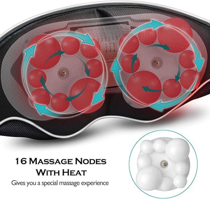 VIKTOR JURGEN Mothers Day Gifts for Mom, Wife, Women & Her, Shiatsu Neck and Shoulder Massager with Heat Deep Tissue Kneading Sports Recovery Massagers for Back, Relaxation Gifts for Husband, Him, Men
