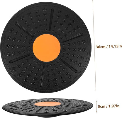 BESTonZON Balance Half Ball Board Wobble Exercise Board for Fitness Rehabilitation and Non Slip Design with Durable Material for Home and Office