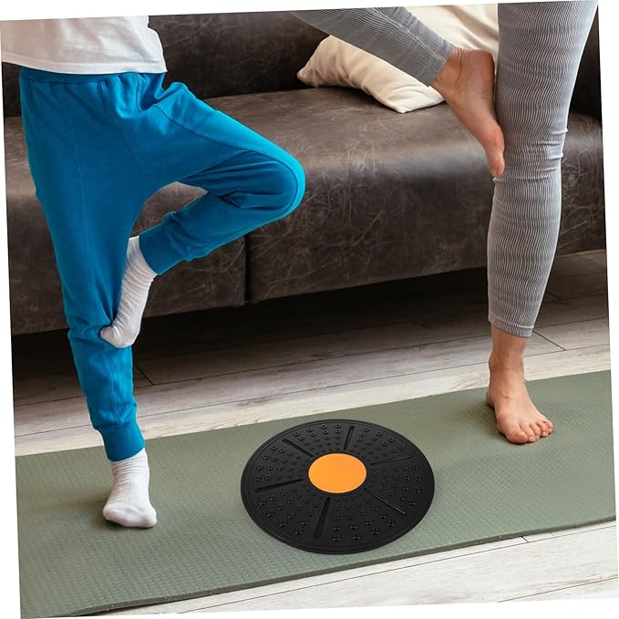 BESTonZON Balance Half Ball Board Wobble Exercise Board for Fitness Rehabilitation and Non Slip Design with Durable Material for Home and Office
