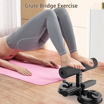 Sit Up Bar, Abs Master Assistant Device, for Home Fitness Equipment, Portable Adjustable Sit Up Floor Holder, for Ab Workouts,Sit-Ups & Core Exercises,Home Office Gym.