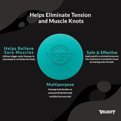 Velocity Lacrosse Balls - 1, 2, 3, 6, 12, 18, 24, 36, 60 and 120 Packs - for Practice, Official NFHS and College Approved Size