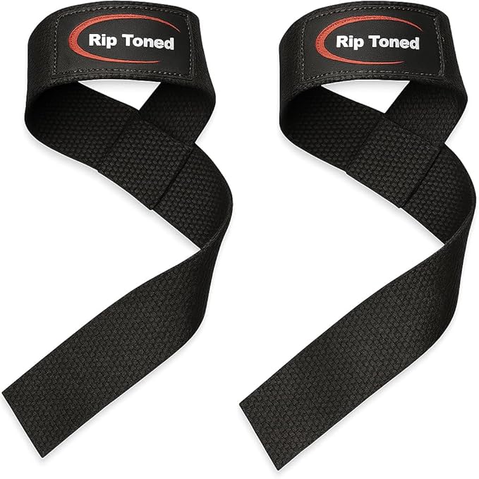 Rip Toned Performance Wrist Straps for Weightlifting – 23" Padded Lifting Straps for Men & Women – Cotton Gym Straps for Deadlifts, Strength Training, Bodybuilding & Powerlifting