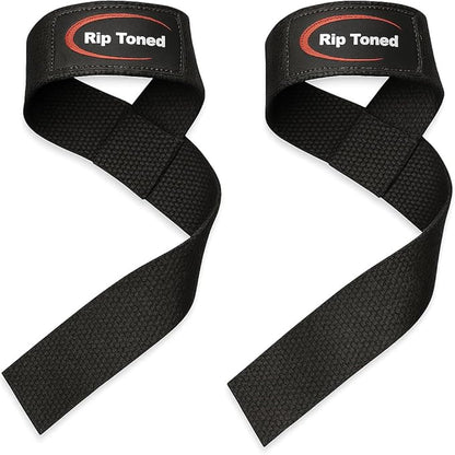 Rip Toned Performance Wrist Straps for Weightlifting – 23" Padded Lifting Straps for Men & Women – Cotton Gym Straps for Deadlifts, Strength Training, Bodybuilding & Powerlifting
