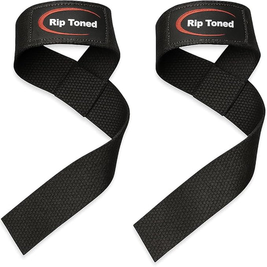 Rip Toned Performance Wrist Straps for Weightlifting – 23" Padded Lifting Straps for Men & Women – Cotton Gym Straps for Deadlifts, Strength Training, Bodybuilding & Powerlifting