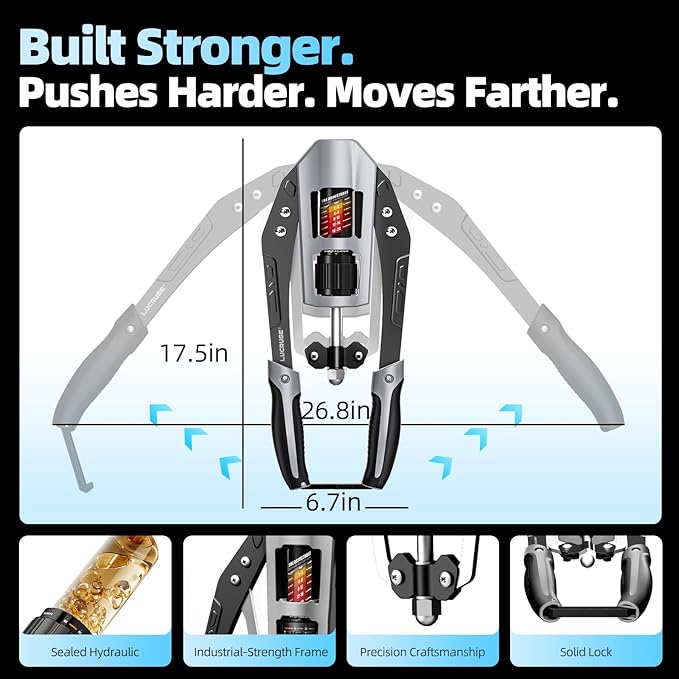 Twister Arm Exerciser, Adjustable Arm Twister Trainer, Chest Expander, Home Gym Equipment, Shoulder Arm Chest Forearm Muscle Training,22-440lbs Hydraulic Power Fitness Workout Exercise
