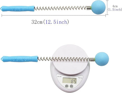 SinLoon Massager Ball Hammer(2-Pack) Hammer Stick Manual Beat Golf Ball Massager Back Shoulder Massage Full Body Reduce Fatigue Pain(Blue)