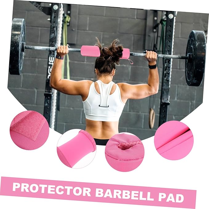 Totority Barbell Pad for Strength Training Hip Thrust Cushion Grey Barbell Pad Protective Shoulder Cover Random Style