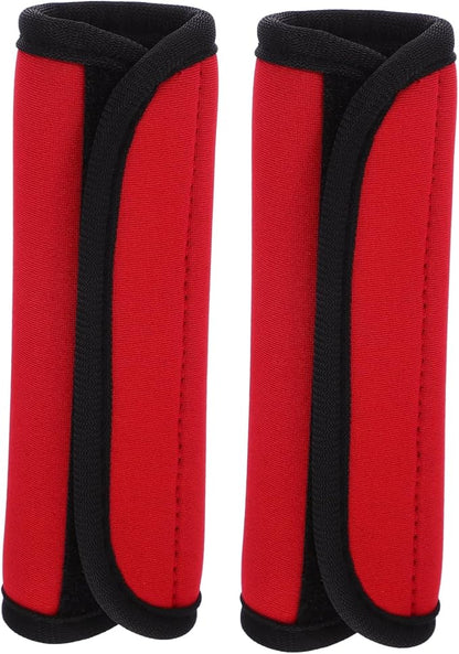 2PCS Barbell Pad Set Detachable Polyester Anti-Slip Grip Covers for Horizontal Bars Protective Mat for Hip Thrusts and Weightlifting Indoor Gym Accessories
