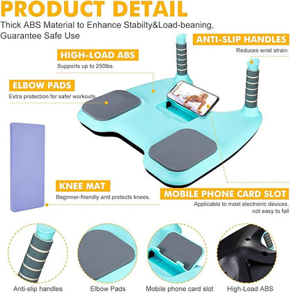 Balance Board, Wobble Plank Board for Core Strength, Core Trainer for Home Workout, Full Body Exercise Balance Trainer, Non-Slip Stability Board