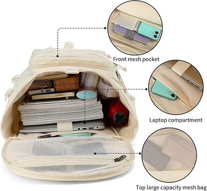 Solid color gym duffel bag backpack, wrestling bag,with shoe compartment, 4 kinds of back method waterproof travel sports walking laptop Lightweight（B-Sea Salt White）