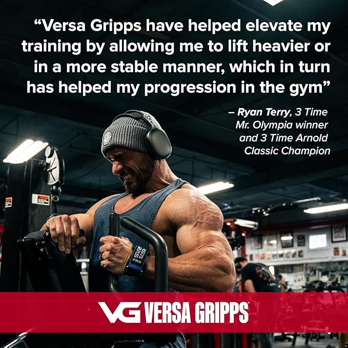 Versa Gripps Classic, Made in USA, Wrist Straps for Weightlifting Alternative, Best Training Accessory