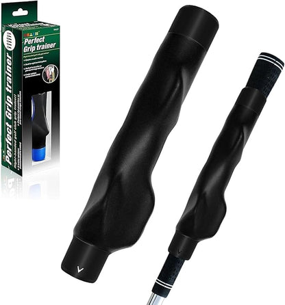 Golf Grip Trainer Right Handed Golf Club Grip Training Aid for Beginners & Pros, Grip Strength Trainer, Golf Swing Trainer Practice Grip Corrector