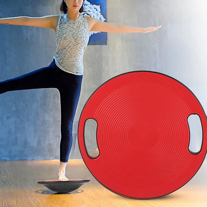 Estink Balance Board, 40cm Wobble Round Physio Training for Yoga Therapy and Rehabilitation Exercises, with Handles to Improve Stability Flexibility