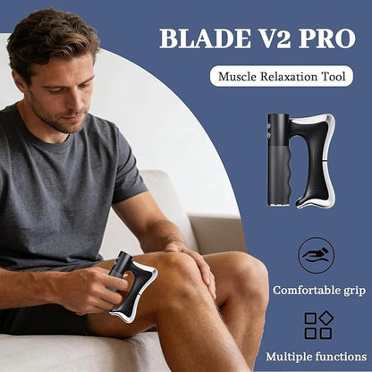 Sculptwave Full Body Contouring Device, Muscle Scraper Tool, Scraper Massager, Features Three Modes Levels, with Led Display, for Whole Body (Black)