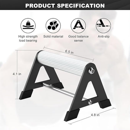 Push Up Bar - Heavy-Duty Stainless Steel Pushup Stands with Non-Slip Base, 500LB Capacity, Portable Home Gym Equipment for Strength Training & Floor Workouts